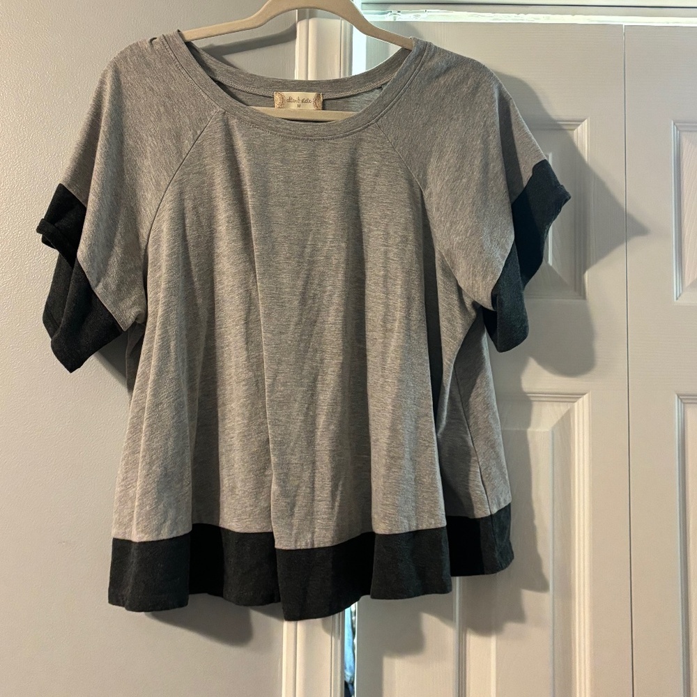 Grey and Black Alter'd State short sleeve shirt Size M